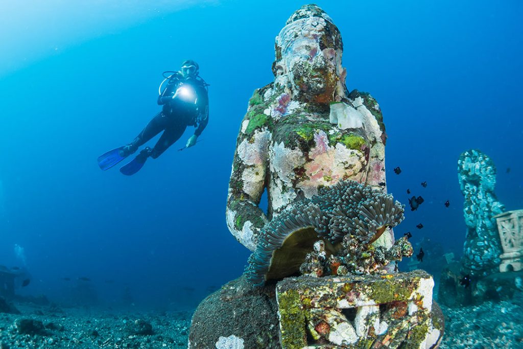 how to overcome fear diving bali