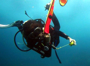 surface marker buoy in Bali