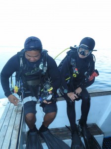 Drift diving in Bali