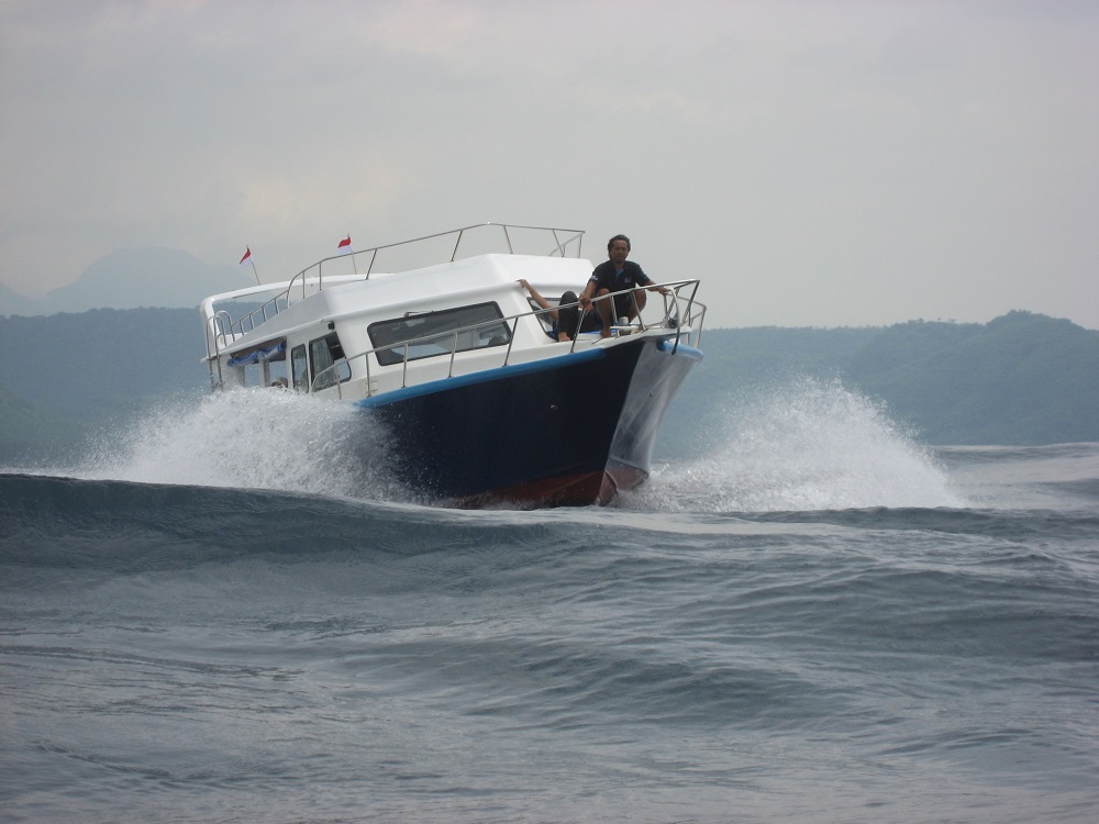 Boat to Nusa Penida Bali
