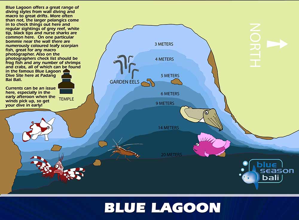 Dive Map Padang Bai Bali