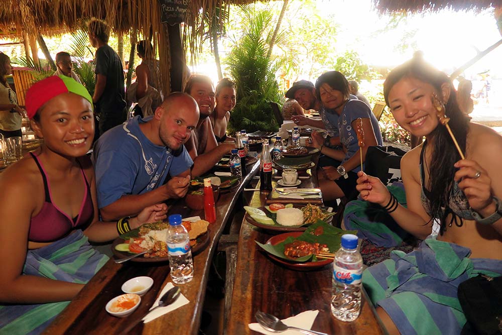 Divers Lunch Padang Bai Bali