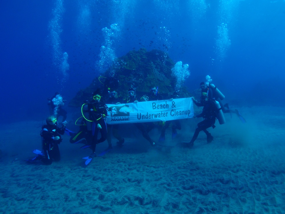 Environmentally friendly dive in Bali